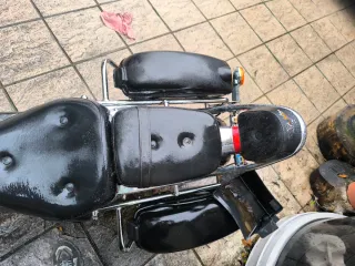 Moto Chopper 125cc Roja y Negra