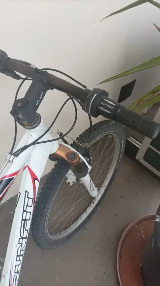 Bicicleta de montaña con marchas