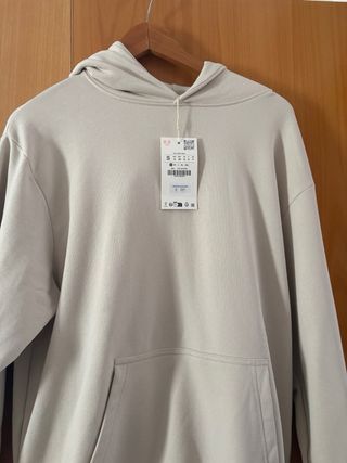 Sudadera Zara Hombre Talla M Beige