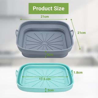 Alyvisun 2 Piezas Bandeja Accesorios para Freidora