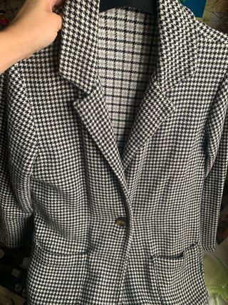 Abrigo primavera-otoño pata de gallo