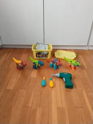 Juguete Construcción Dinosaurios Desmontables