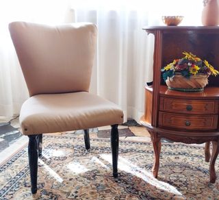 Poltrone poltroncine stile antico anni '50 tessuto