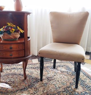 Poltrone poltroncine stile antico anni '50 tessuto