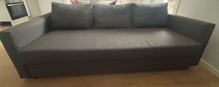 Sofá Cama 3 Plazas Gris Oscuro Friheten Ikea