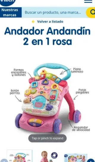 Andador Vtech Rosa