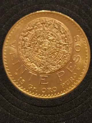 Moneda Oro 20 PESOS '59