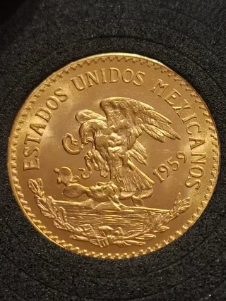 Moneda Oro 20 PESOS '59