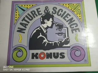 Microscopio Konus Natura & Scienza anni '90