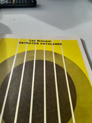 Leo Brouwer Retratos Catalanes Guitarra