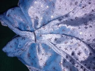 Vestido azul terciopelo Nancy