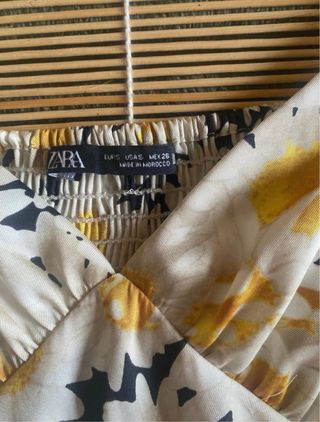 Blusa flores manga 3/4