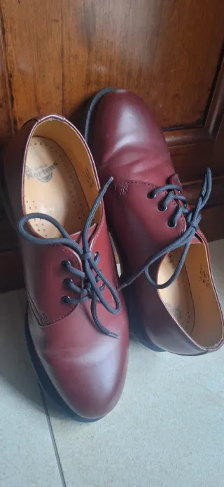Dr. Martens Cherry Red.