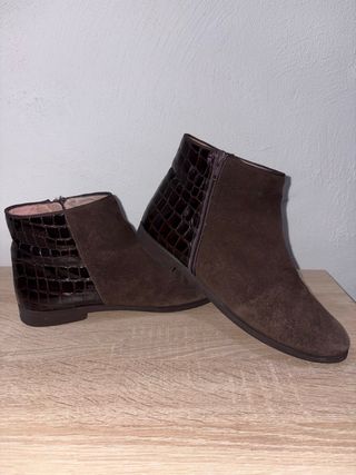 Botines Bass 10 Marrones Niña