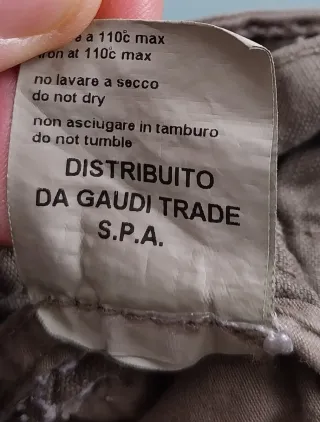 Pantaloni Cargo Gaudi' Verde Scuro Tg 48