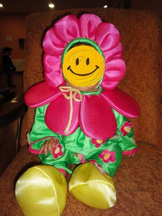 Disfraz bebé flor