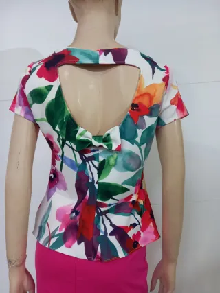 Blusa El Armario Azul Multicolor