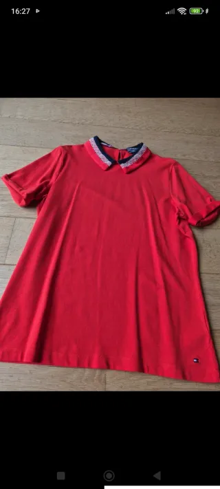 Polo Tommy Hilfiger Rojo Talla L