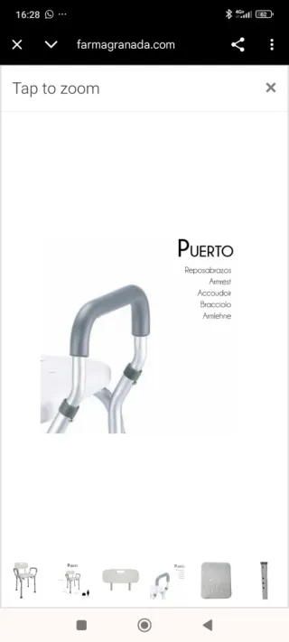 Silla de baño con respaldo