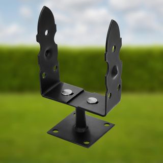 KOTARBAU® Soporte de Poste en U 120-200 mm Soporte