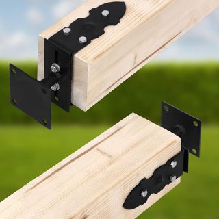 KOTARBAU® Soporte de Poste en U 120-200 mm Soporte