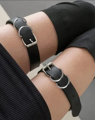 Giarrettiera lingerie nera reggicalze accessorio x