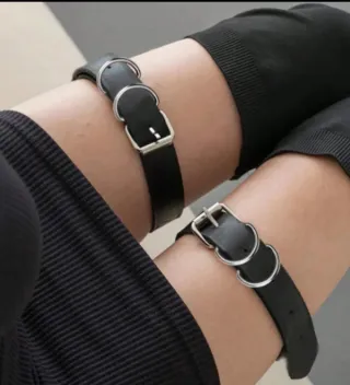 Giarrettiera lingerie nera reggicalze accessorio x