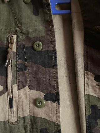 Chaqueta Militar Camuflaje Bershka