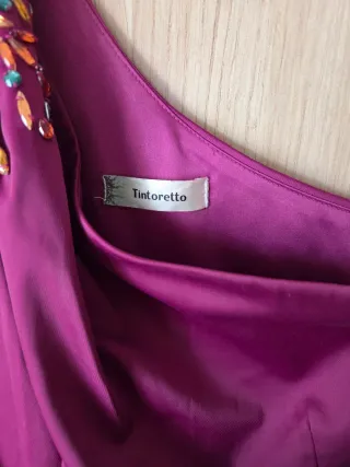 Vestido de fiesta con pedrería