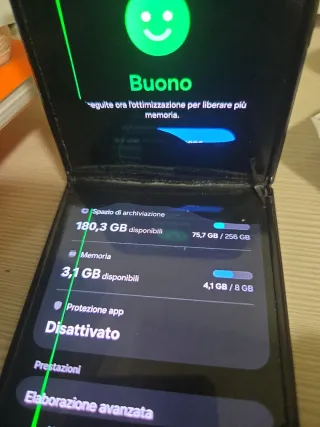 Samsung Z Flip3 Nero - Display Rotto