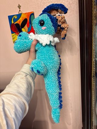 Vaporeon Crochet Handmade Pokemon Chenille Plush