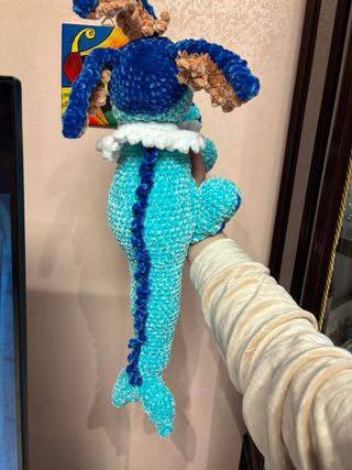 Vaporeon Crochet Handmade Pokemon Chenille Plush
