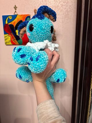 Vaporeon Crochet Handmade Pokemon Chenille Plush