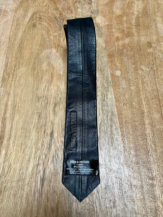 Corbata Piel Zadig & Voltaire Negra