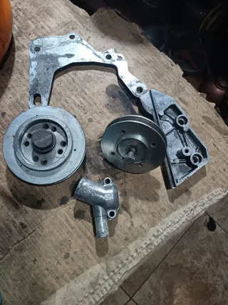 Corona cigüeñal y despiece motor Lombardini