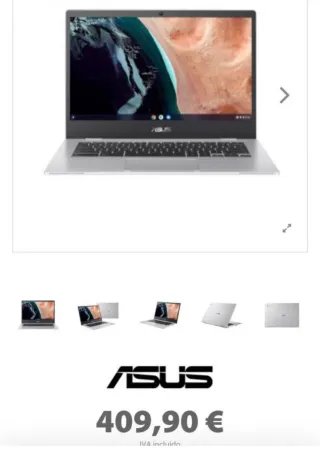 Portátil Asus Chromebook CX1400CK Intel Celeron