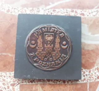 Imán  recuerdo de Poznan Polonia