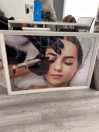 Marco de fotos blanco madera 60x92cm