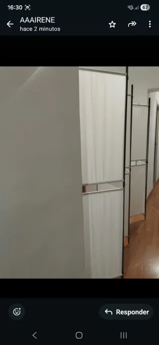 Biombo separador de ambientes