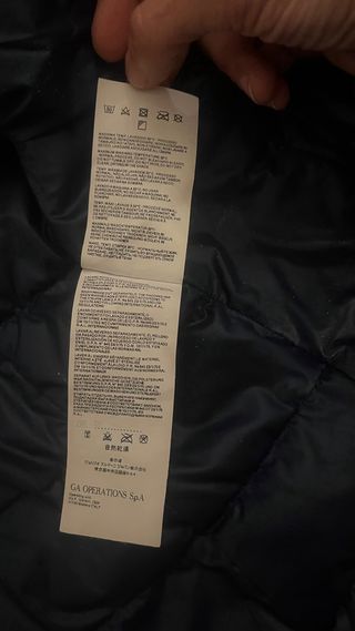 Piumino Armani Jeans Blu Taglia M