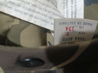 Abrigo reversible camuflaje