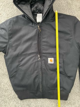 Carhartt Active Jacket Negra M Rework con Capucha