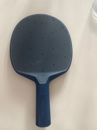 Pala de ping pong azul