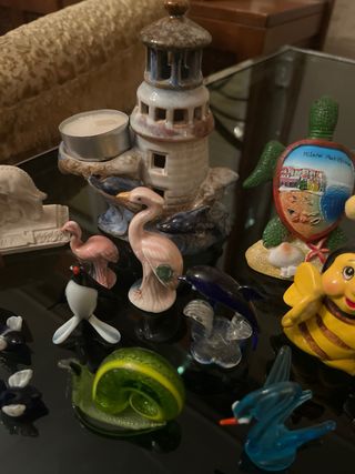 Set Ceramiche e Vetri: Faro, Tartaruga, Ape, Gondo