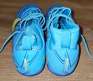 Chuteiras de futebol criança azul 38,5