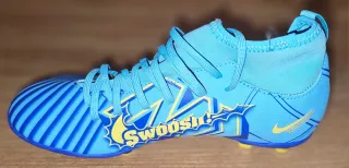 Chuteiras de futebol criança azul 38,5