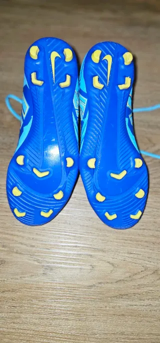 Chuteiras de futebol criança azul 38,5