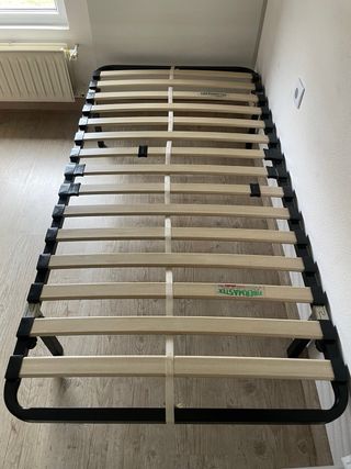 Somier Pikolin 90cm Negro/Madera