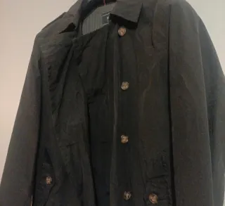 Cappotto impermeabile taglia M Vintage nero