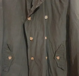 Cappotto impermeabile taglia M Vintage nero